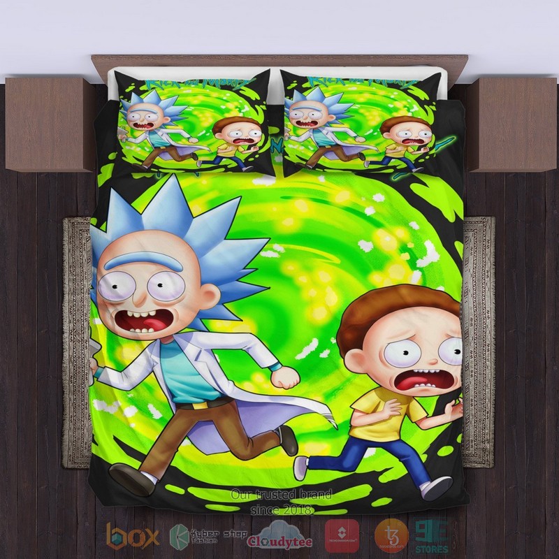 Rick_And_Morty_Scary_Bedding_Sets