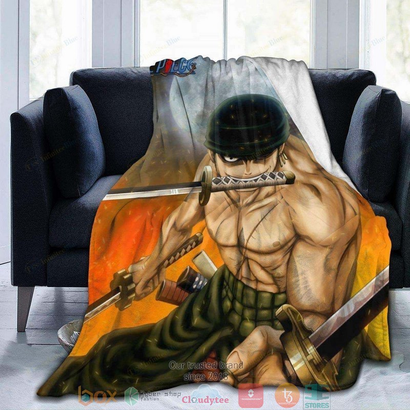 Roronoa_Zoro_One_Piece_Blanket