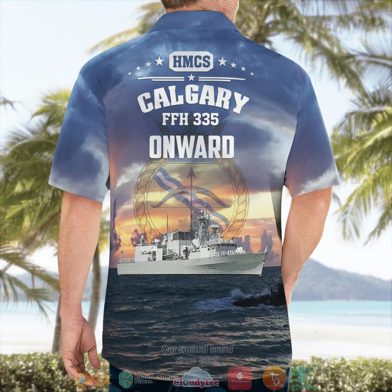 Royal_Canadian_Navy_HMCS_Calgary_FFH_335_Halifax-class_frigate_Hawaii_3D_Shirt_1