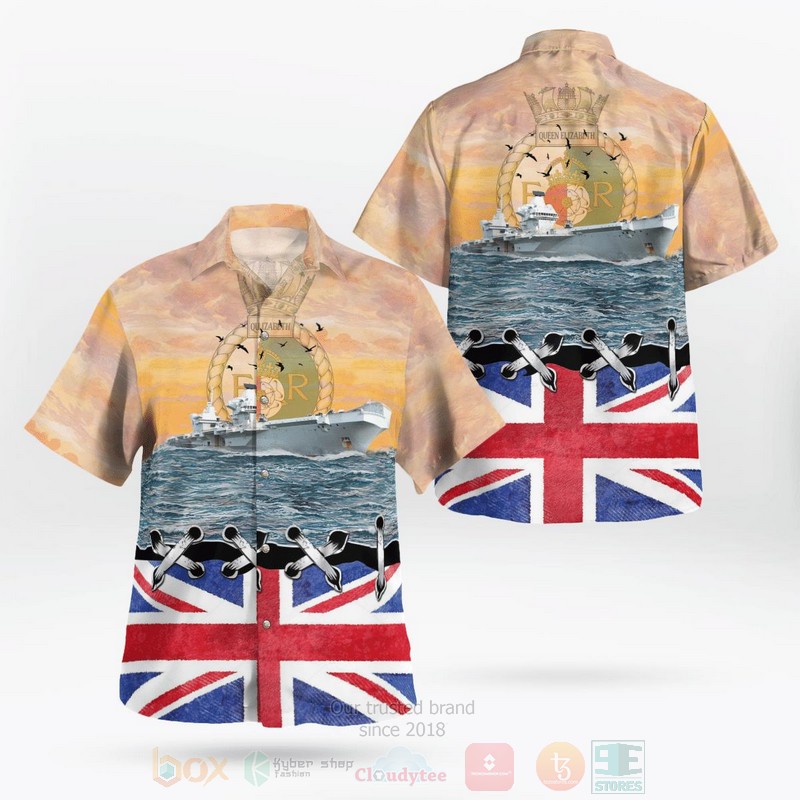 Royal_Navy_HMS_Queen_Elizabeth_R08_Hawaiian_Shirt