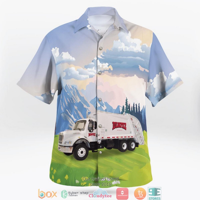 Rumpke_Waste_n_Recycling_First_Gear_Replica_Garbage_Truck_Hawaiian_Shirt_1