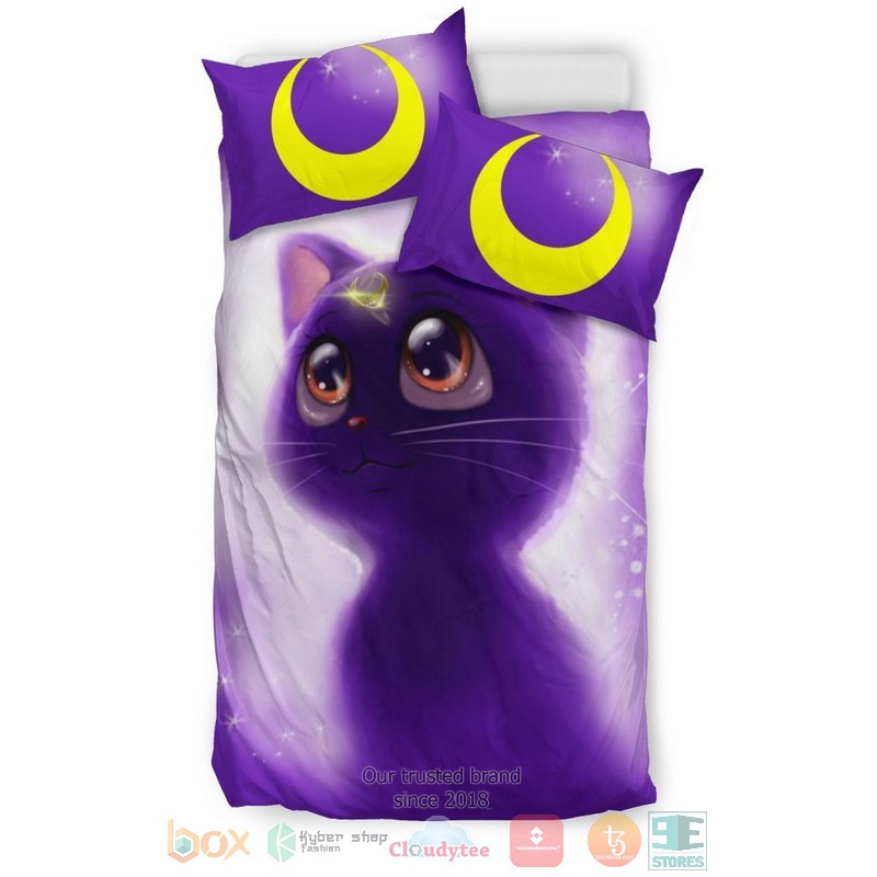 Sailor_Moon_cat_purple_Bedding_Sets_1