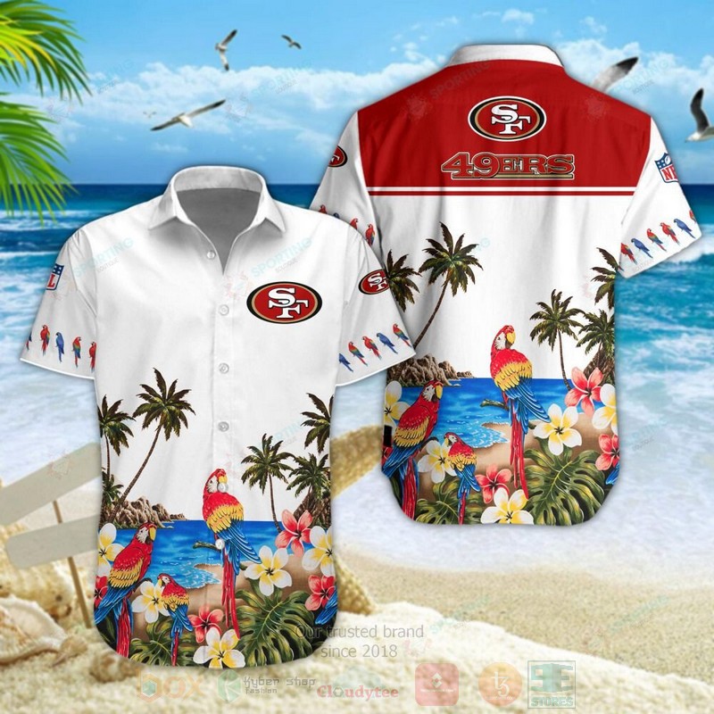San_Francisco_49er_NFL_Parrot_Hawaiian_Shirt