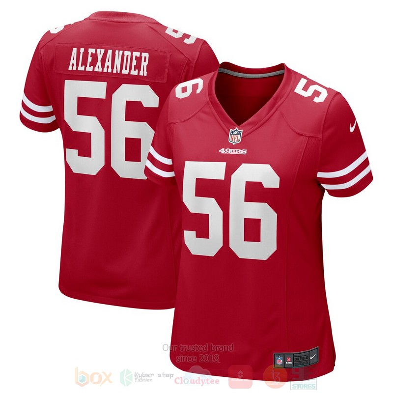 San_Francisco_49ers_Kwon_Alexander_Scarlet_Football_Jersey