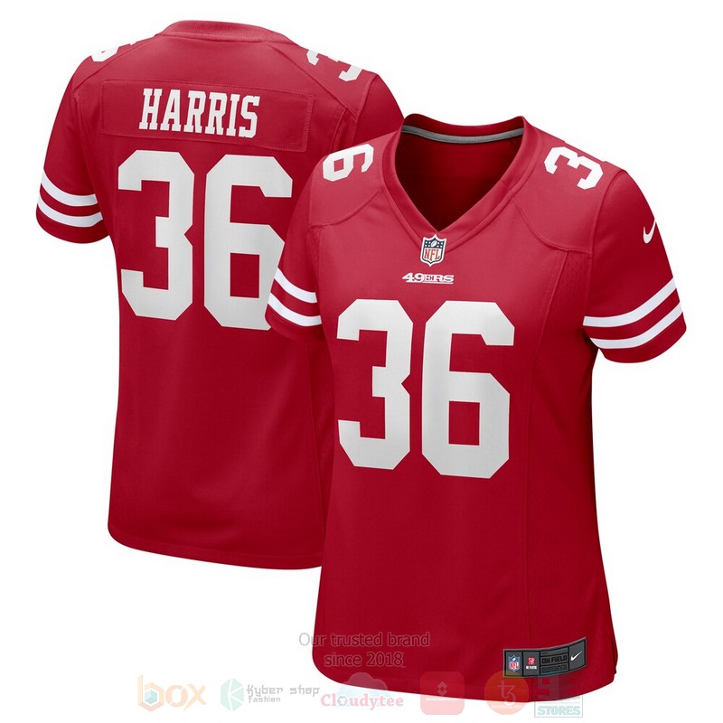 San_Francisco_49ers_Marcell_Harris_Scarlet_Football_Jersey