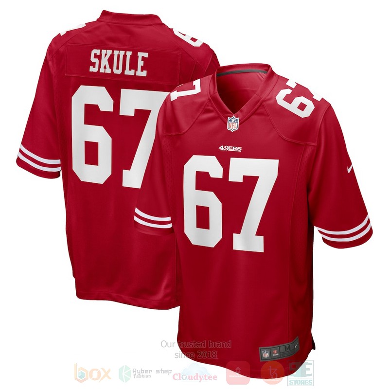 San_Francisco_49ers_NFL_Justin_Skule_Scarlet_Football_Jersey
