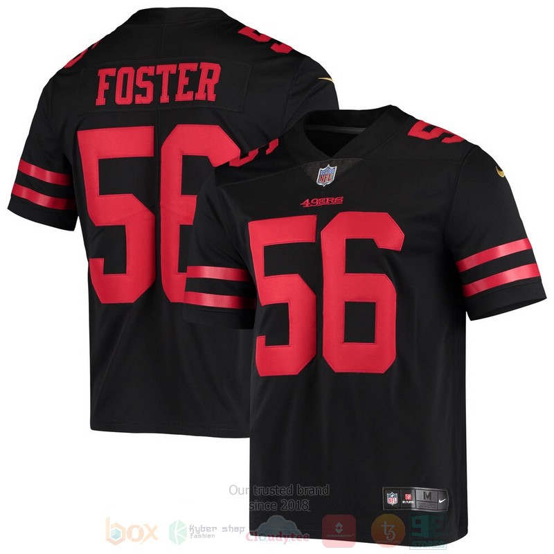 San_Francisco_49ers_Reuben_Foster_Black_Vapor_Football_Jersey