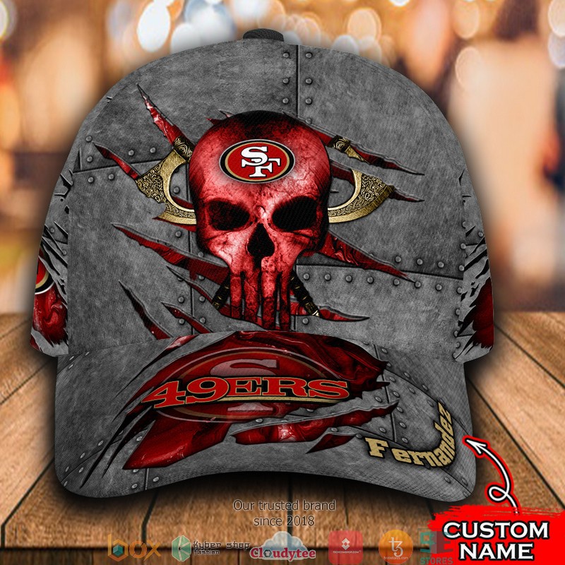 San_Francisco_49ers_Skull_NFL_Custom_Name_Cap