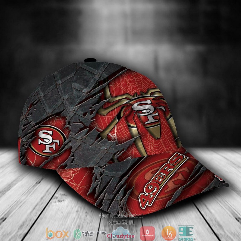 San_Francisco_49ers_Spider_Man_NFL_Custom_Name_Cap_1