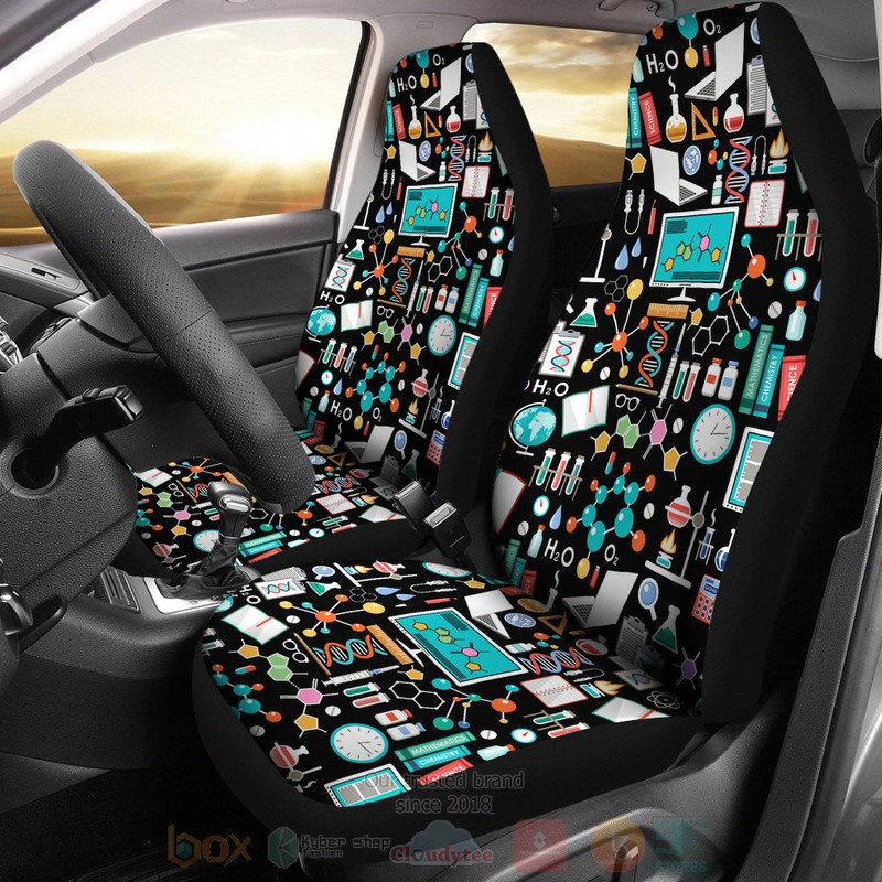 Science_Pattern_Car_Seat_Cover