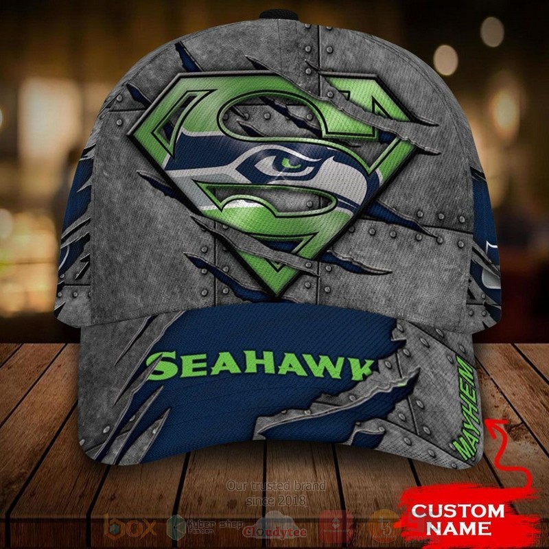 Seattle_Seahawks_NFL_Superman_Custom_Name_Cap
