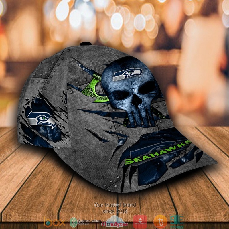 Seattle_Seahawks_Skull_NFL_Custom_Name_Cap_1
