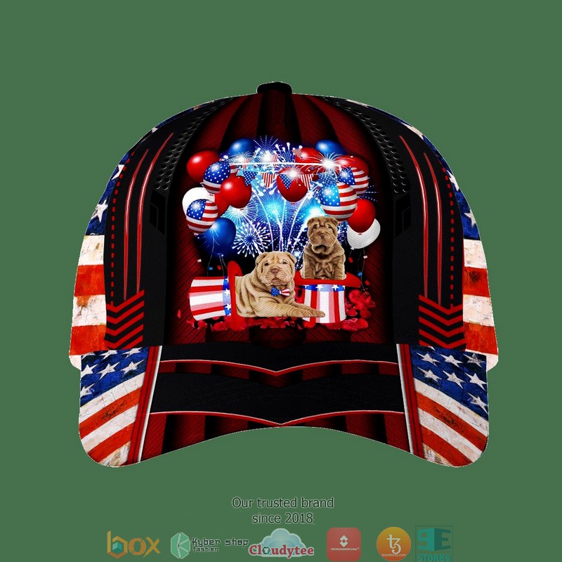 Shar_Pei_Patriot_Us_Flag_Balloon_Cap