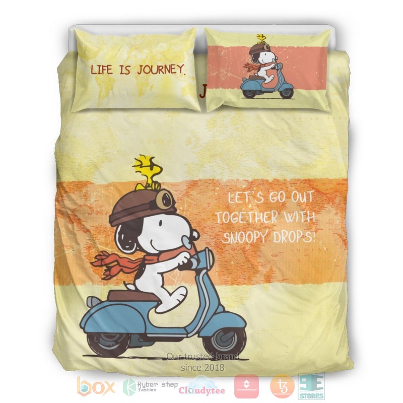 Snoopy_Life_Is_Journey_Bedding_Sets