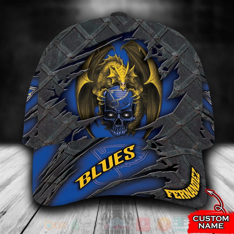 St_Louis_Blues_Dragon_NHL_Custom_Name_Cap