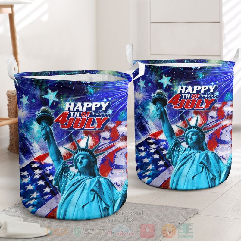 Statue_of_Liberty_Happy_4th_July_US_Independence_Day_Laundry_Basket