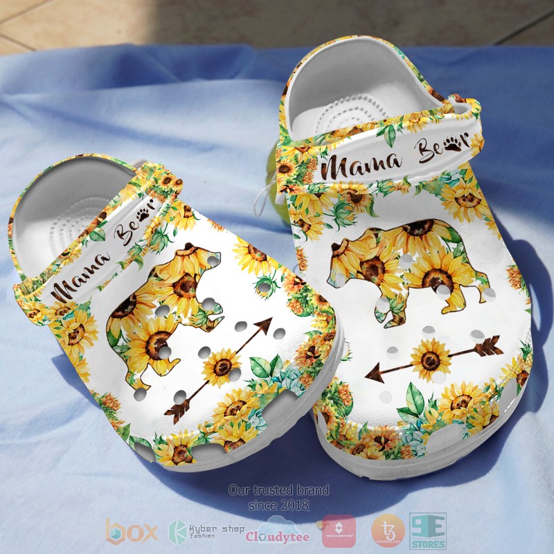 Sunflower_Mama_Bear_Crocs_Crocband_Shoes