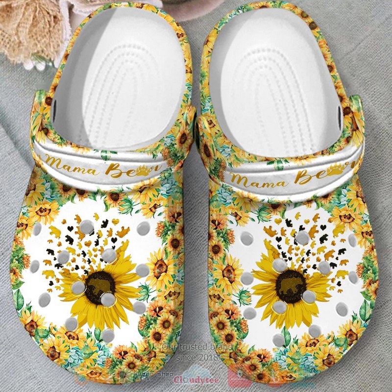Sunflower_Mama_bear_Mothers_Day_Crocs_Crocband_Shoes_1