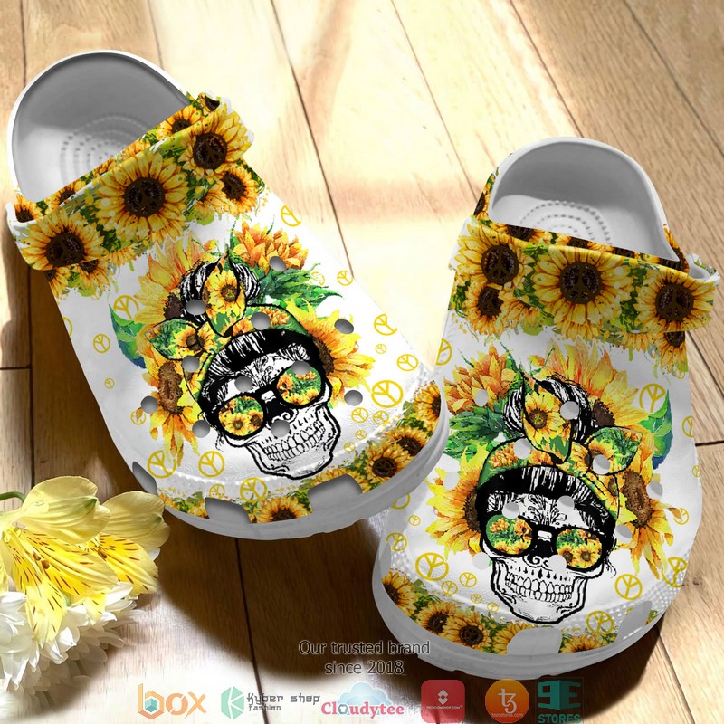 Sunflower_Skull_Crocband_Shoes_1