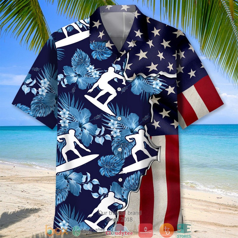 Surfing_Tropical_Us_Flag_Hawaiian_Shirt_1