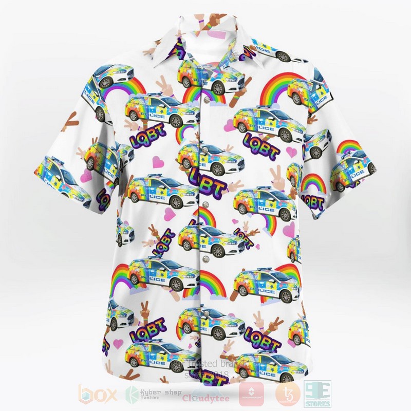 Sussex_UK_Sussex_Police_LGBT_Car_Hawaiian_Shirt_1