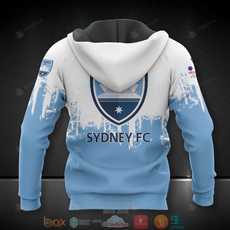 Sydney_FC_white_blue_3D_Shirt_Hoodie_1