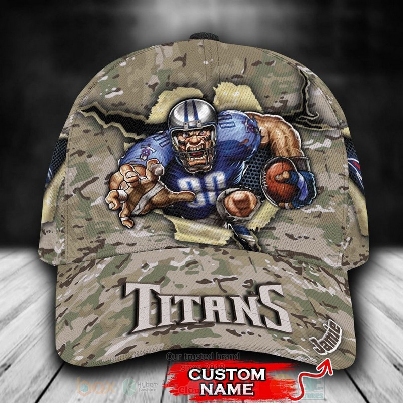 Tennessee_Titans_Camo_Mascot_NFL_Custom_Name_Cap