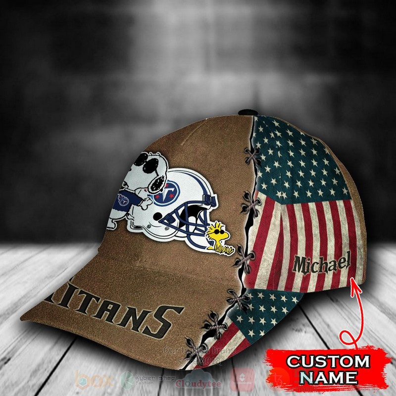 Tennessee_Titans_Snoopy_NFL_Custom_Name_Cap_1