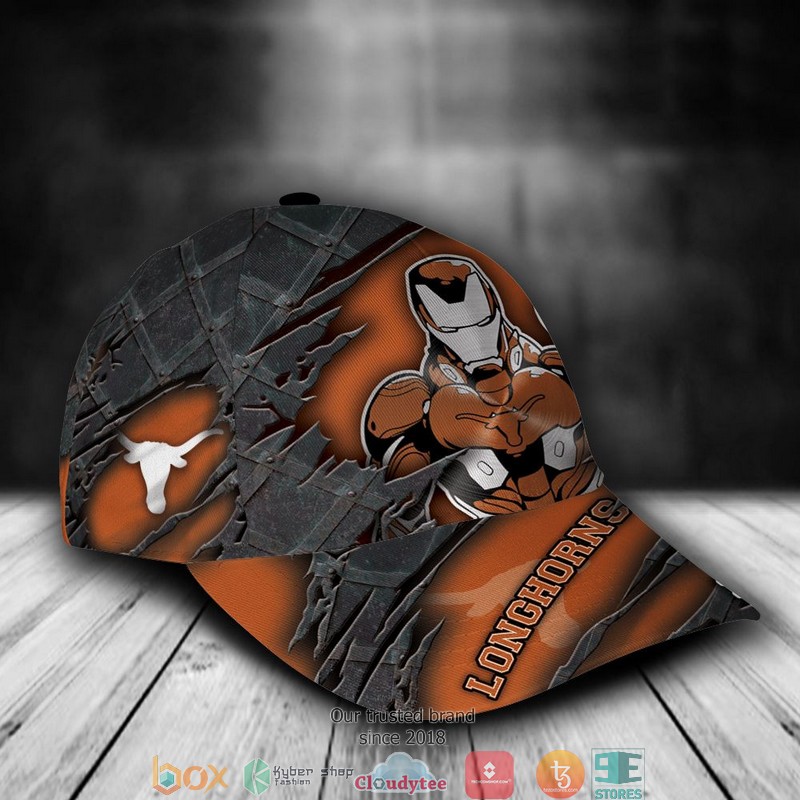 Texas_Longhorns_Iron_Man_NCAA1_Custom_Name_Cap_1