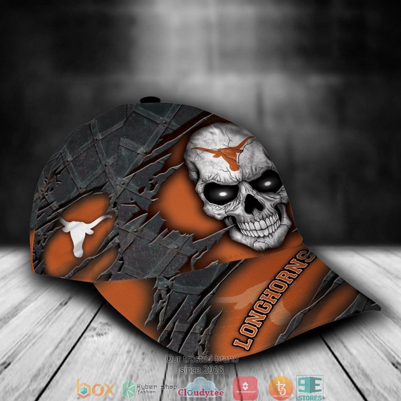 Texas_Longhorns_Skull_NCAA1_Custom_Name_Cap_1