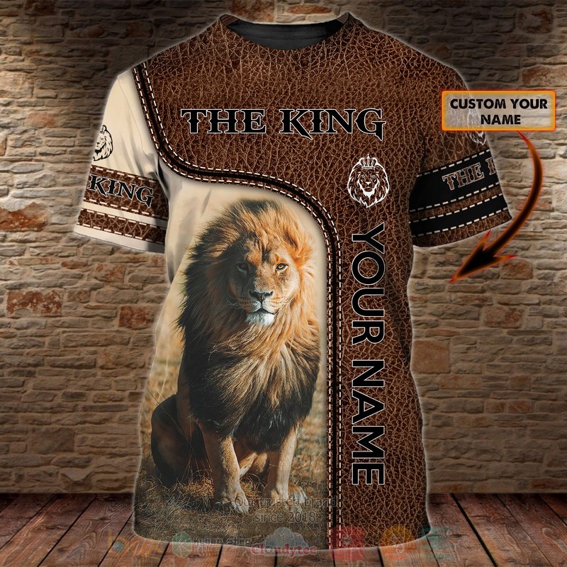The_King_Lion_Custom_Name_T-Shirt