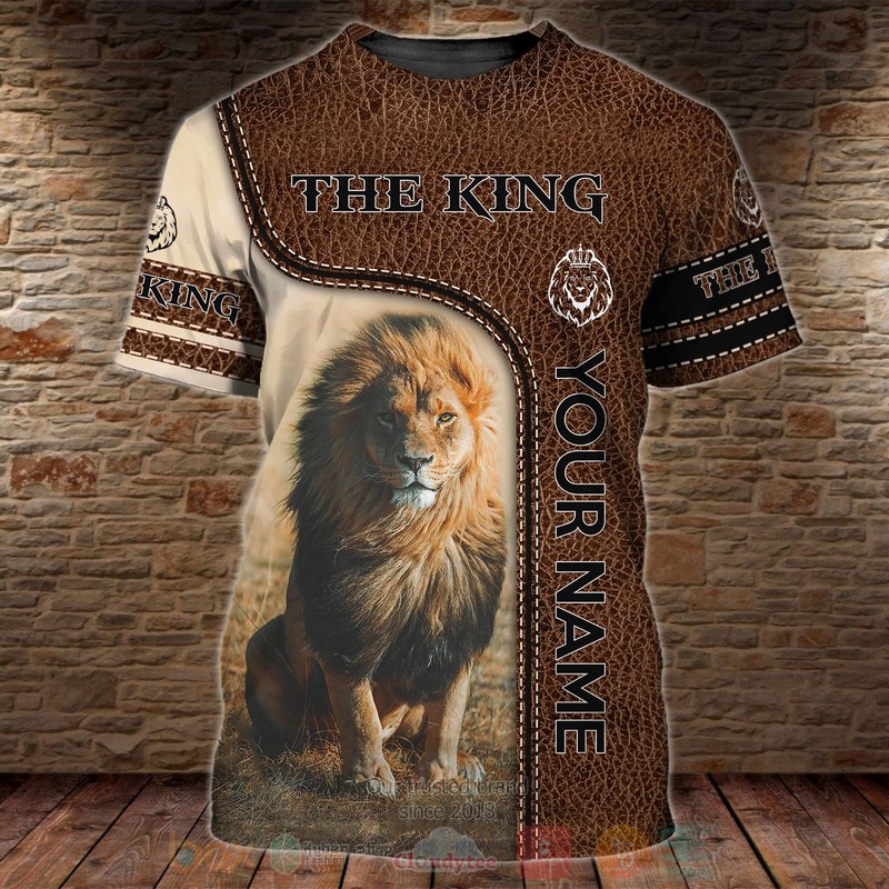 The_King_Lion_Custom_Name_T-Shirt_1