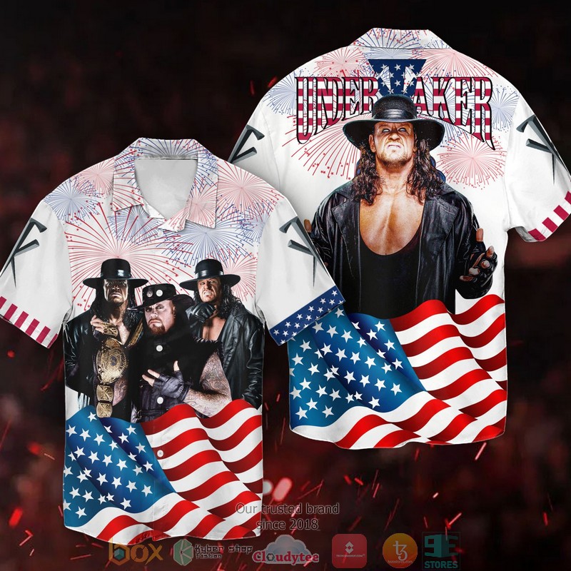 The_Undertaker_WWE_Indepence_day_Hawaiian_Shirt