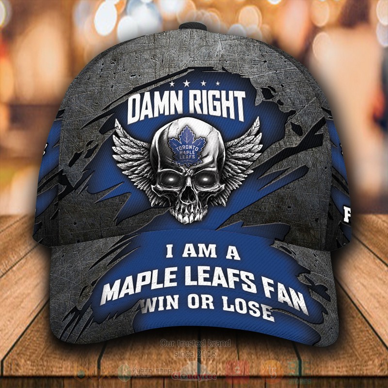 Toronto_Maple_Leafs_Skull_NHL_Custom_Name_Cap