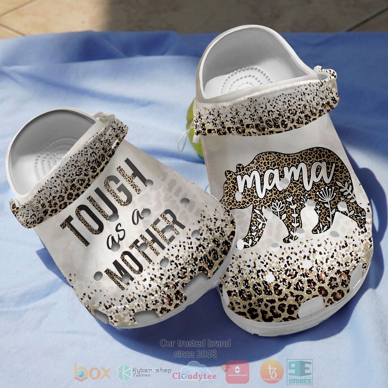 Tough_As_A_Mother_leopard_Crocs_Crocband_Shoes