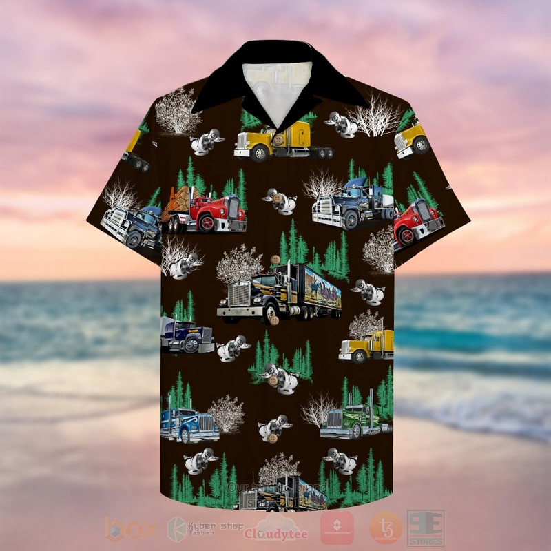 Trucker_with_semitruck_2_Hawaiian_Shirt_1