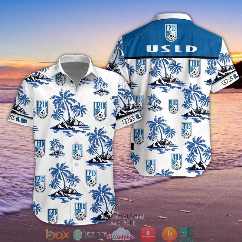 USL_Dunkerque_Hawaiian_Shirt_Beach_Short