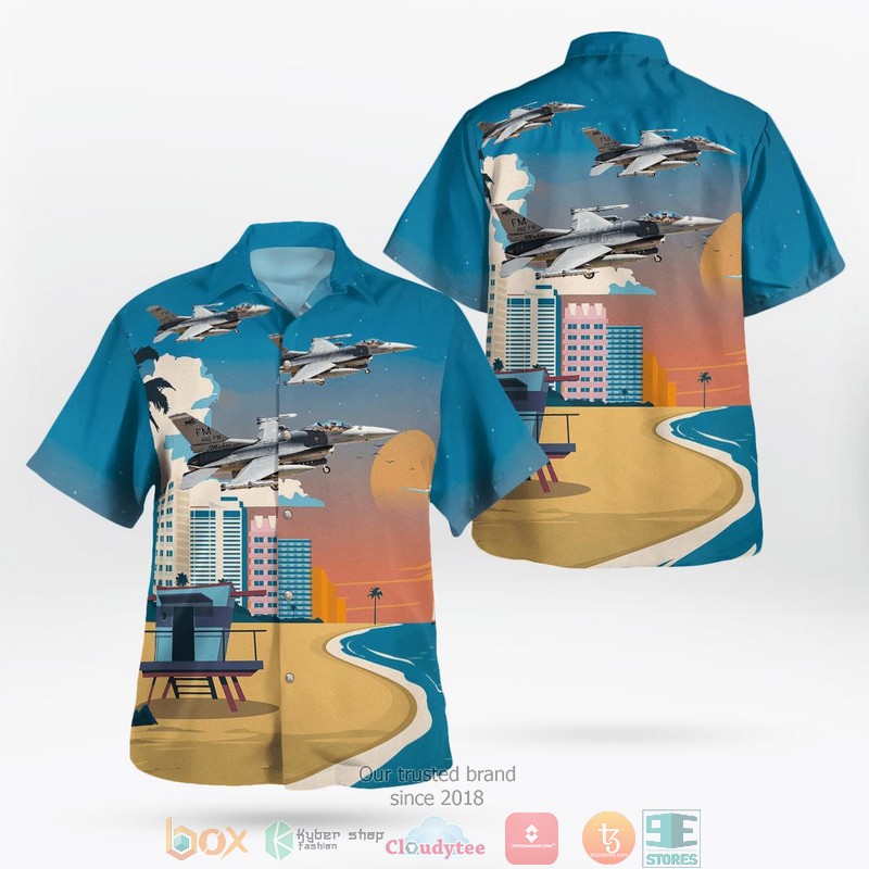 US_Air_Force_93rd_Fighter_Squadron_F-16C_Fighting_Falcon_Hawaii_3D_Shirt