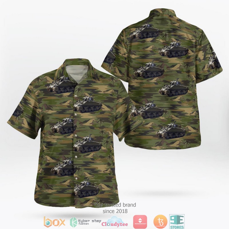 US_Army_M4A3_Sherman_Camo_Hawaiian_Shirt