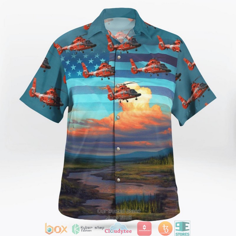 US_Coast_Guard_Aerospatiale_HH_65C_Dolphin_SA_366G_1_Independence_Day_Hawaiian_Shirt_1