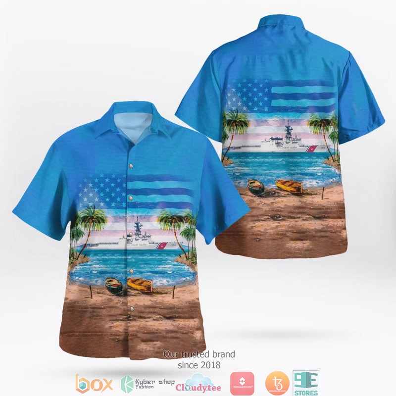 US_Coast_Guard_USCGC_Bertholf_WMSL_750_Independence_Day_Hawaiian_Shirt