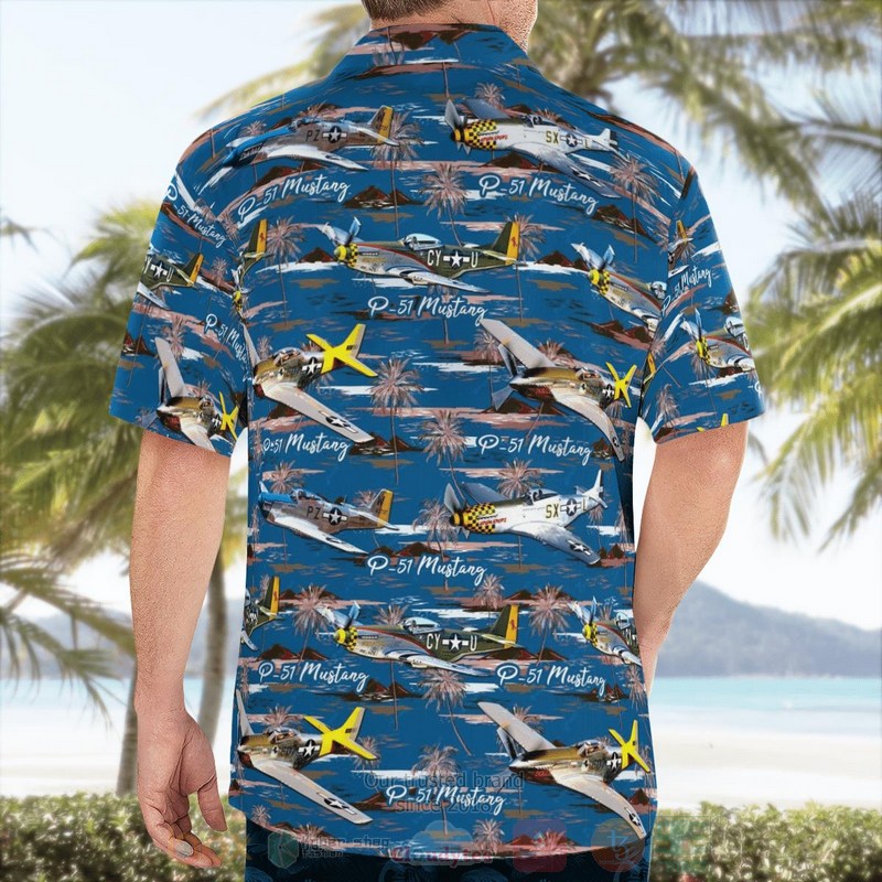 WWII_Military_Aircraft_Warplane_Fighter-bomber_North_American_P-51_Mustang_Palm_Tree_Hawaiian_Shirt_1