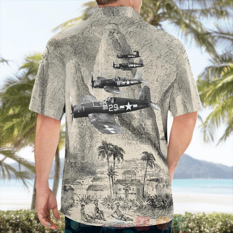 WWII_Vought_F4U_Corsair_Military_Plane_Aircraft_Mountain_Hawaiian_Shirt_1