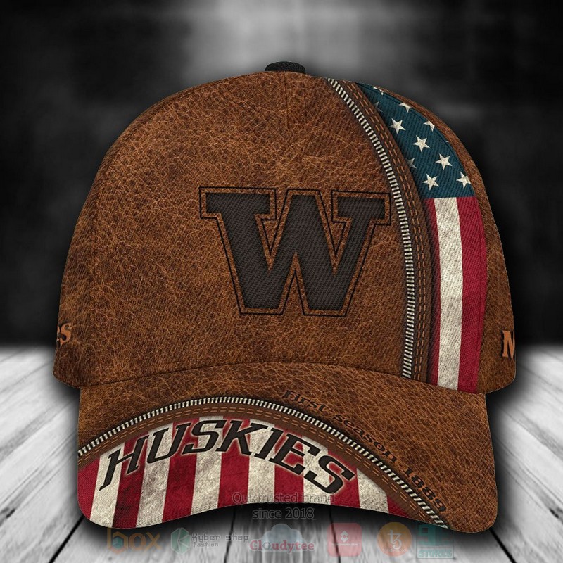 Washington_Huskies_NCAA_Custom_Name_Cap