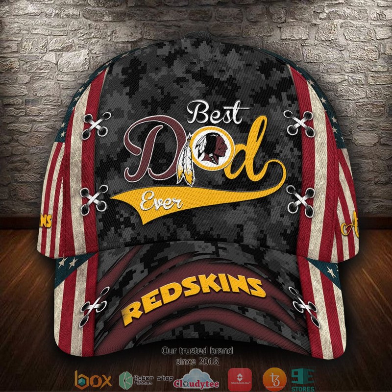 Washington_Redskins_Best_Dad_NFL_Custom_Name_Cap