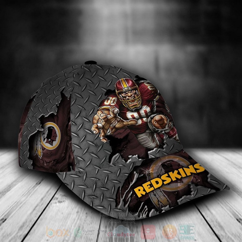 Washington_Redskins_Mascot_NFL_Custom_Name_Cap_1
