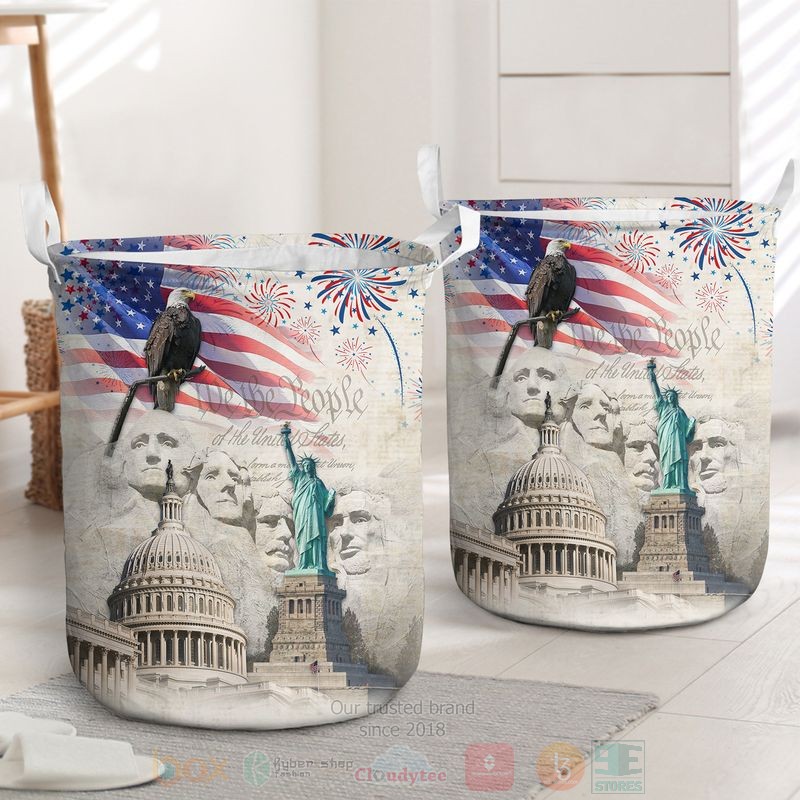 We_the_People_of_the_United_States_Independence_Day_Laundry_Basket