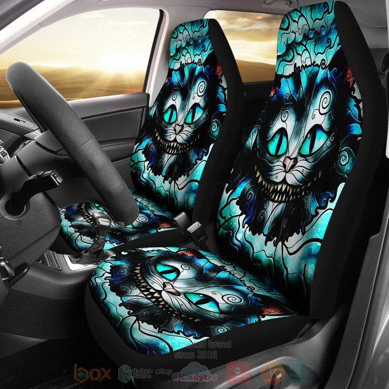 Were_All_Mad_Here_Car_Seat_Cover