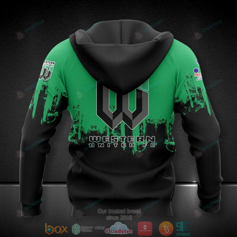 Western_United_FC_green_black_3D_Shirt_Hoodie_1