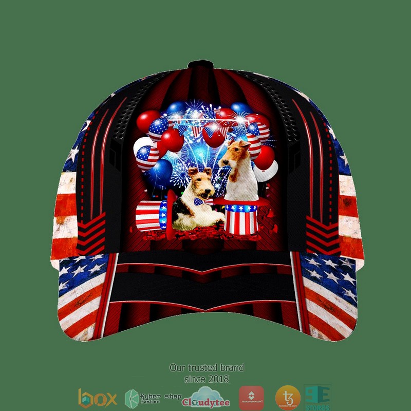 Wire_Hair_Fox_Terrie_Patriot_Us_Flag_Balloon_Cap_1